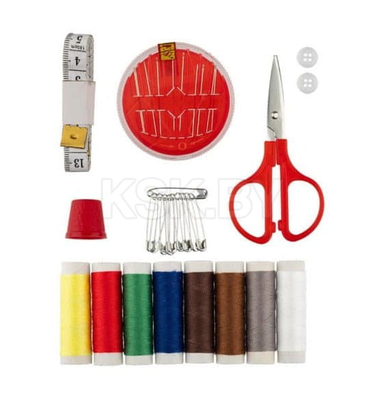 Швейный набор в боксе, 34 предмета (109217) 