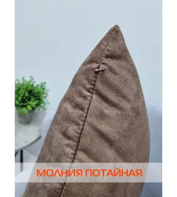 Наволочка декоративная MATEX LUXURY ЛИСТ Размер: 45x45  темно-коричневый, золотой  68-983