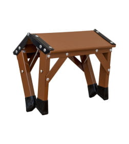 Подставка алюминевая 350х260 мм коричневая, черный башмак NV2127 Новая Высота 2127201-051