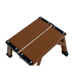 Подставка алюминевая 350х260 мм коричневая, черный башмак NV2127 Новая Высота 2127201-051