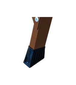 Подставка алюминевая 350х260 мм коричневая, черный башмак NV2127 Новая Высота 2127201-051