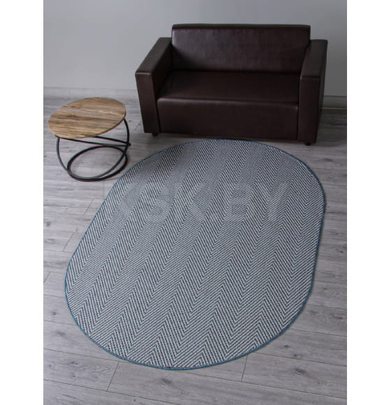 Ковер Merinos KAIR S156, 1,4*2, OVAL, BLUE