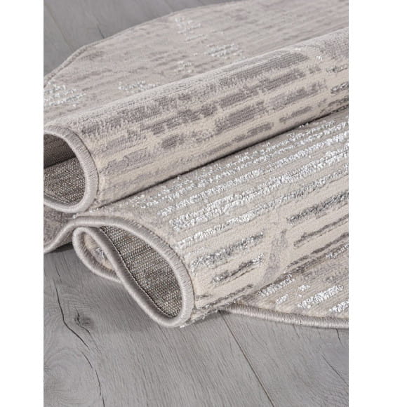 Ковер Merinos LIMAN F168, 1,2*1,8, OVAL, CREAM-GRAY