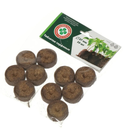 Торфяные таблетки Скорая помощь d27 мм*10шт