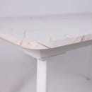 Стол AV 1209/1, ЛМДФ, раздвижной 1200(1600)*800 Азул Оникс/белый (126255) 