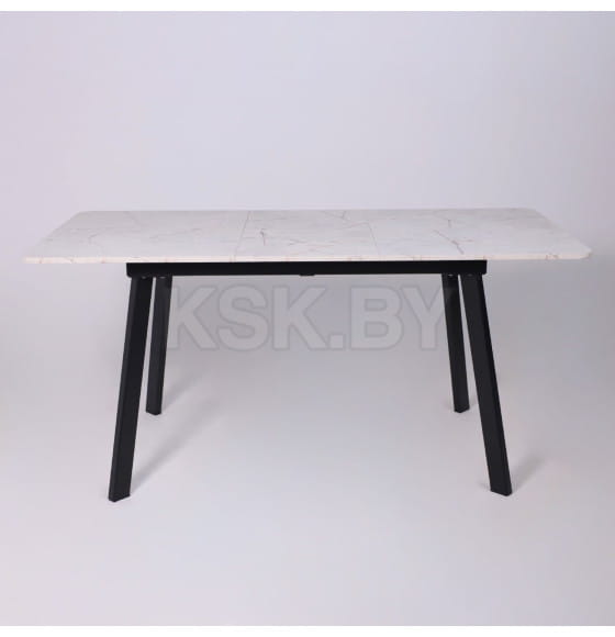 Стол AV 1209/1, ЛМДФ, раздвижной 1200(1600)*800 Азул Оникс/черный (126245) 