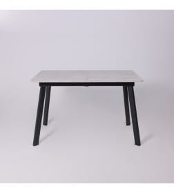 Стол AV 1209/1, ЛМДФ, раздвижной 1200(1600)*800 Ароза светлая/черный