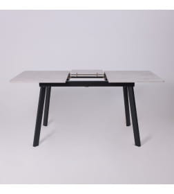 Стол AV 1209/1, ЛМДФ, раздвижной 1200(1600)*800 Ароза светлая/черный