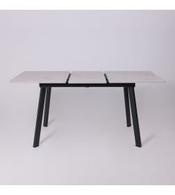 Стол AV 1209/1, ЛМДФ, раздвижной 1200(1600)*800 Ароза светлая/черный