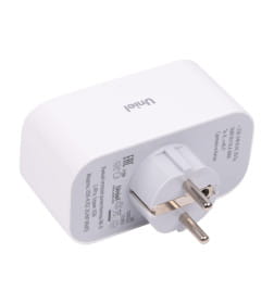 Умный сетевой разветвитель Wi-Fi 2 гнезда16A До 3680Вт USH-A102 2G-WF WHITE Uniel