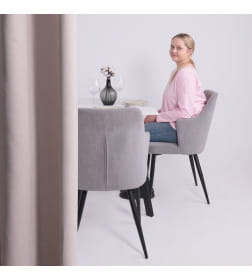 Стол SOLO 102х67, Белый структурный/черный