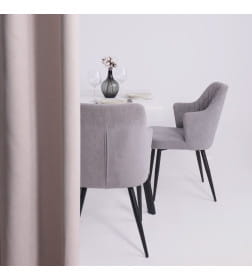 Стол SOLO 102х67, Белый структурный/черный