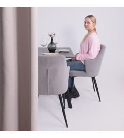 Стол SOLO 102х67, Мрамор неро маркина/черный