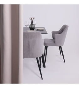 Стол SOLO 102х67, Мрамор неро маркина/черный