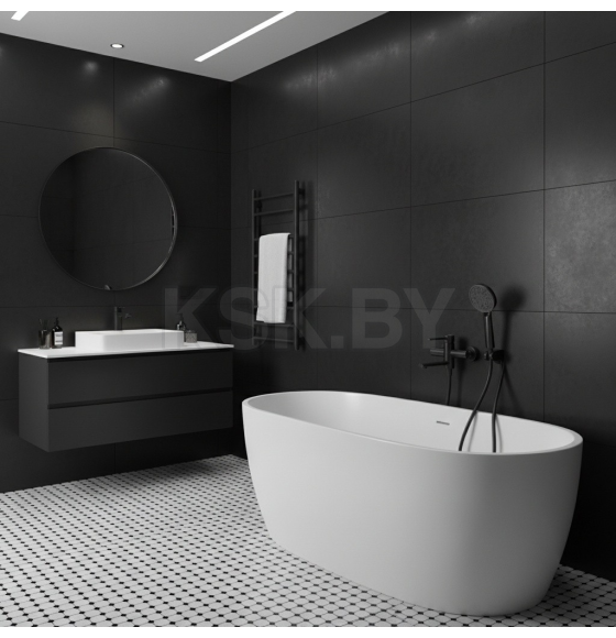 Смеситель для ванны и душа графит Fashun A53034-17 (A53034-17) 