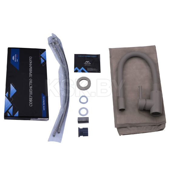 Смеситель для кухни серый Fashun A54101N-12A (A54101N-12A) 