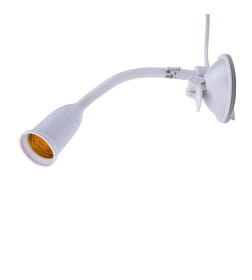 Cветильник на присоске для фитоламп с выключателем TLI-282 WHITE E27 PLANT BOX