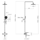 Душевая система бронза Fashun A52434-21 (A52434-21) 