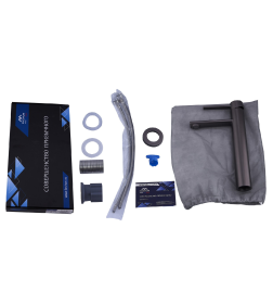 Смеситель для умывальника графит Fashun A51234-17