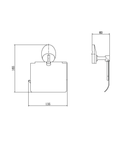 Держатель туалетной бумаги Fashun A1603