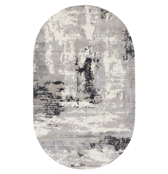 Ковер Merinos PALERMO F279, 1,6*2,3, OVAL, DARK GRAY
