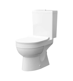 Унитаз напольный Керамин Бергамо Нова Slim МЛ.ниж. подвод воды,гор. вып.сид. Slim с микролифт.эконом слив воды.3/6 л 1сорт