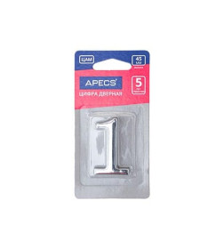Цифра дверная Apecs DN-01-1-Z-CR