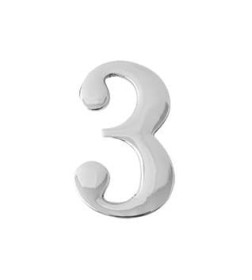 Цифра дверная Apecs DN-01-3-Z-CR