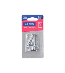 Цифра дверная Apecs DN-01-4-Z-CR