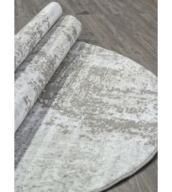 Ковер Merinos SIRIUS F194, 1*2, OVAL, BEIGE-GRAY