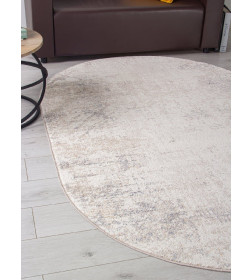 Ковер Merinos TORNADO F161, 2*2,9, OVAL, BEIGE