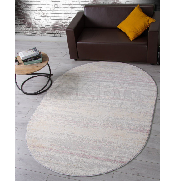 Ковер Merinos ZUMMA F026, 1,6*2,3, OVAL, PINK