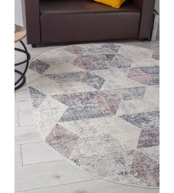 Ковер Merinos ZUMMA F257, 1,2*1,8, OVAL, PINK