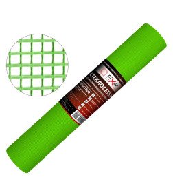 Стеклосетка штукатурная FIXAR CCШ-160, 5х5 мм, ультразеленая, 1х50м.