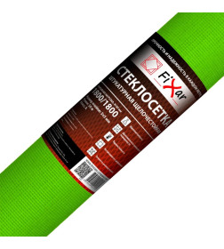 Стеклосетка штукатурная FIXAR CCШ-160, 5х5 мм, ультразеленая, 1х50м.