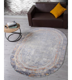 Ковер Merinos ZUMMA F258, 1,2*1,8, OVAL, ORANGE