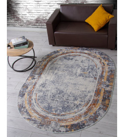 Ковер Merinos ZUMMA F258, 1,2*1,8, OVAL, ORANGE