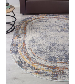 Ковер Merinos ZUMMA F258, 1,2*1,8, OVAL, ORANGE