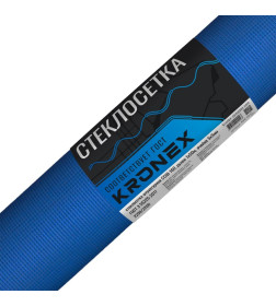 Стеклосетка штукатурная KRONEX ССШ-160, Ячейка 5х5мм. 1х50м