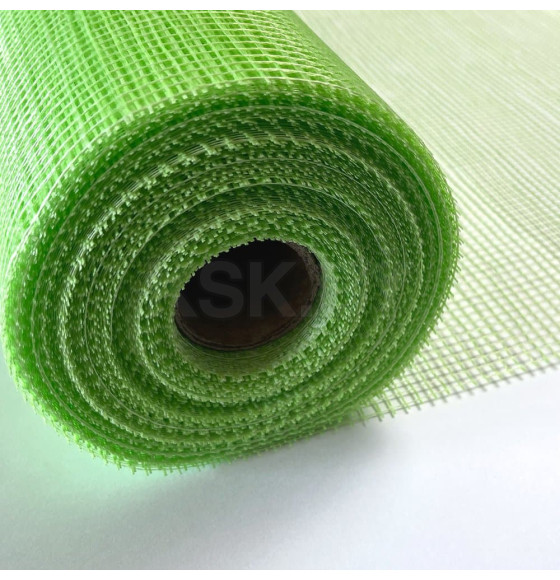Стеклосетка штукатурная FIXAR CCШ-160, 5х5 мм, ультразеленая, 1х50м. (FIX-0003) 