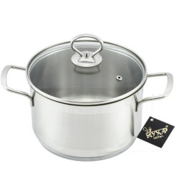 Кастрюля нерж. 3,0 ст.кр. "Лотос Классика" КЛ1-20С2