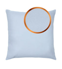 Наволочка декоративная 40x40 см, светло-голубой PURE MATEX 55-495