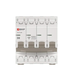 Выключатель автоматический ВА 47-63N 4P 8А (D) 4,5 кА PROXIMA EKF