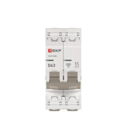 Выключатель автоматический ВА 47-63N 2P 63А (D) 4,5 кА PROXIMA EKF