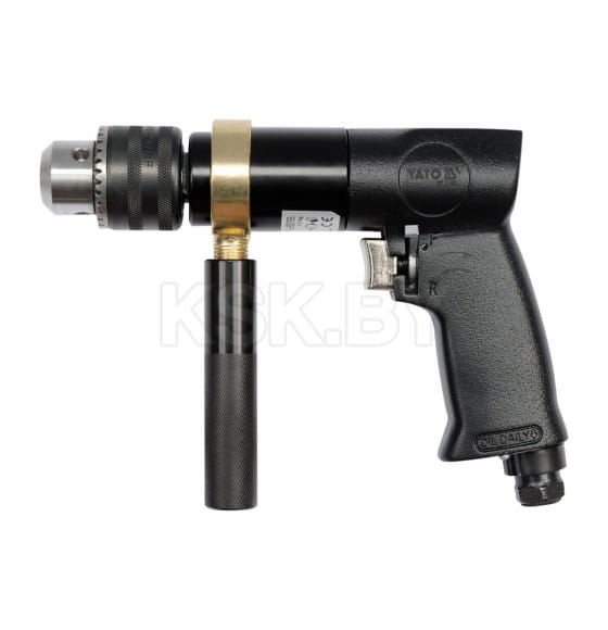 Пневматическая дрель 10мм 1/4" с реверсом YATO (YT-09702) 