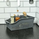 Контейнер "Лофт" хозяйственный на колесах широкий 305х210х125 (серый ) (622018) 