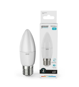 Лампа Gauss Elementary Свеча 12W 950lm 4100K E27 LED