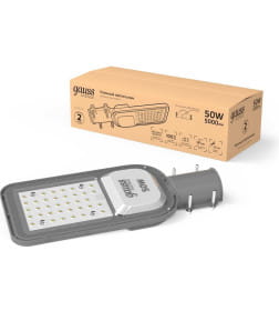 Светильник Уличный LED GAUSS Avenue IP65 327*136*63 50W 5000lm 6500K 200-240V КСС Ш
