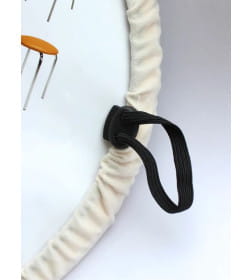 Подушка для сиденья MATEX VELOURS. КОМПЛЕКТ 4 ШТ. Размер: 33x33  салатовый 46-554