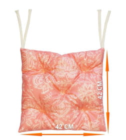 Подушка для сиденья MATEX HOMELY ПЕРСИК (Комплект 4шт.)  Размер: 42x42  Оранжевый  68-105